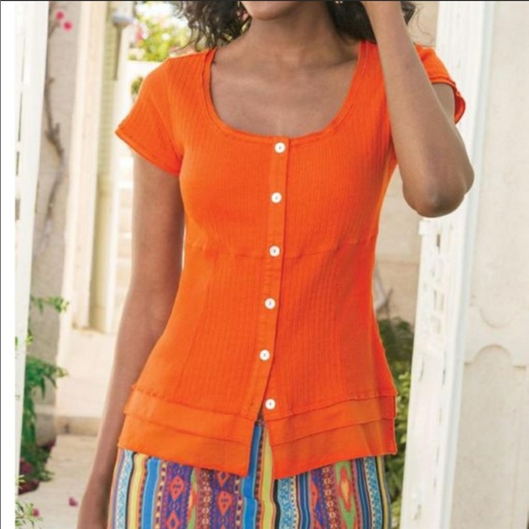 SOLD Soft Surroundings Shirt Petite XS - Picture 7 of 7